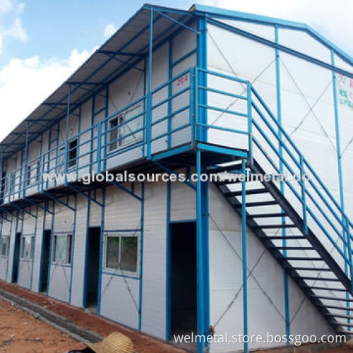 Prefabricated structural temporary movable house